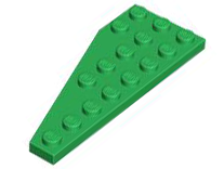 LEGO® los onderdeel Wig Plaat in kleur Groen 50304