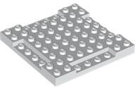 LEGO® los onderdeel Steen Aangepast in kleur Wit 2628