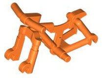 LEGO® los onderdeel Fiets & Motor in kleur Oranje 36934