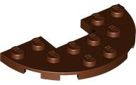 LEGO® los onderdeel Plaat Rond Roodachtig Bruin 18646