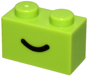 LEGO® los onderdeel Steen met Motief Limoen 3004pb302