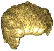 LEGO® los onderdeel Haar in kleur Parel Goud 23186