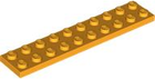 LEGO® los onderdeel Plaat Algemeen Helder Licht Oranje 3832