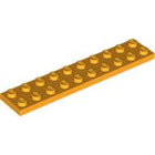 LEGO® los onderdeel Plaat Algemeen Helder Licht Oranje 3832