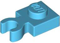 LEGO® los onderdeel Plaat Aangepast Medium Azuurblauw 4085d
