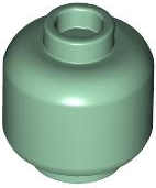 Plaatje in Gallery viewer laden, LEGO® los onderdeel Hoofd in kleur Zandgroen 3626b