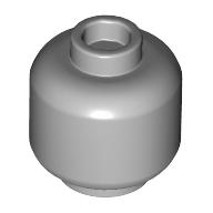 LEGO® los onderdeel Hoofd Licht Blauwachtig Grijs 3626b