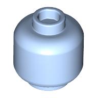 Plaatje in Gallery viewer laden, LEGO® los onderdeel Hoofd in kleur Helder Lichtblauw 3626b