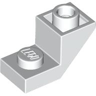 LEGO® los onderdeel Dakpan Omgekeerd in kleur Wit 2310