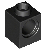 Plaatje in Gallery viewer laden, LEGO® los onderdeel Technische Steen in kleur Zwart 6541
