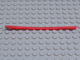LEGO® los onderdeel Slang Stijf in kleur Rood 75c11