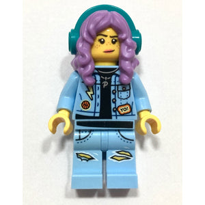 Hidden Side Parker L. Jackson - Denim Jacket with Headphones (Crooked Smile / Angry)
