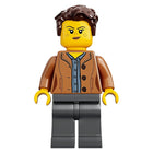 LEGO Ideas CUUSOO Moeder, sproeten, jasje van medium nougat, donkerbruin haar, warrig naar links geveegd
