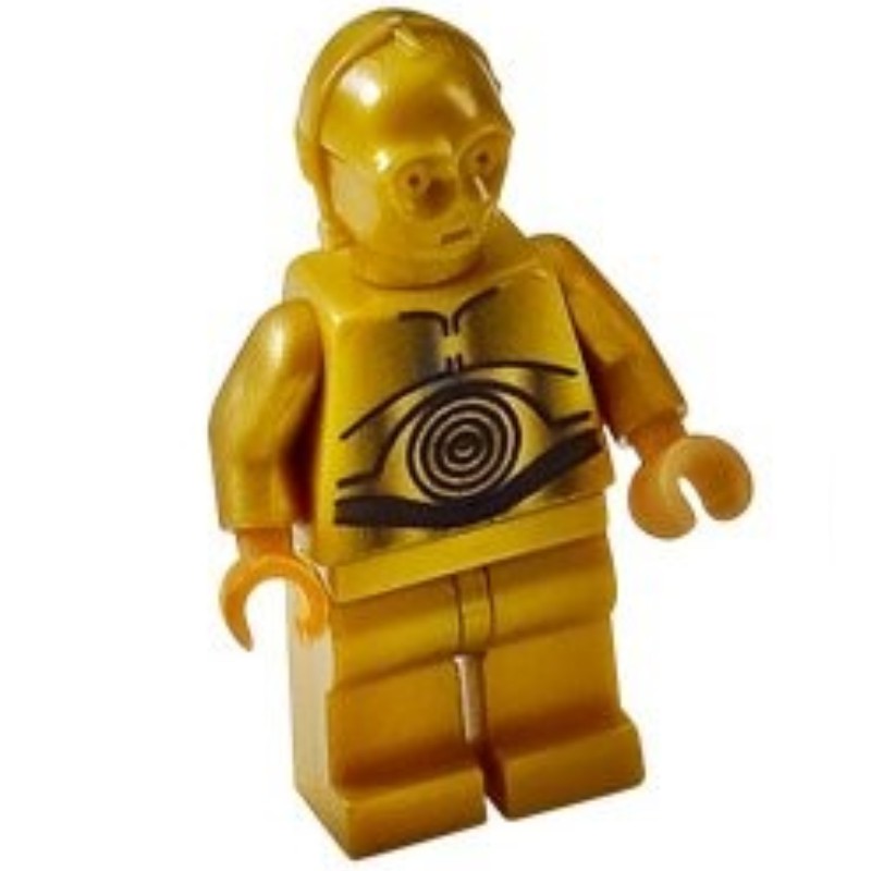Star Wars C-3PO - Parelgoud met parelgouden wijzers
