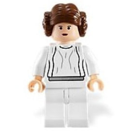 Star Wars Princess Leia - Light Nougat, White Dress, Small Eyes