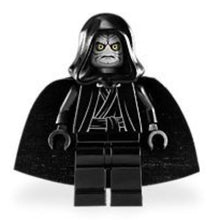 Plaatje in Gallery viewer laden, Star Wars Emperor Palpatine - Licht blauwachtig grijs hoofd, zwarte handen