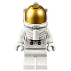 NASA Apollo 11 Astronaut - Mannetje met witte romp met NASA-logo en dunne grijns